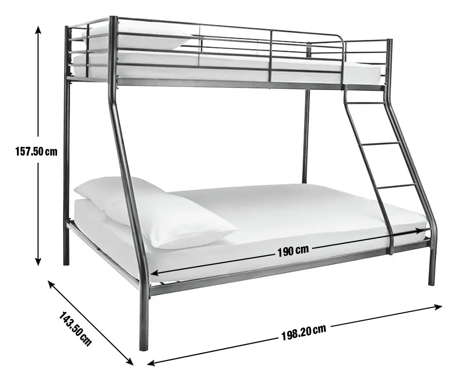 Wholesale High Quality Modern loft triple metal bunk bed adults Kids bedroom furniture for Dormitory School Hotel Home