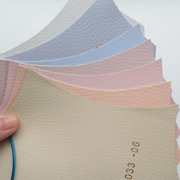 Low Carbon Continuance Development Total Degradation Compostable Synthetic Recycled PU Faux Leather Rolls For sofa handbags