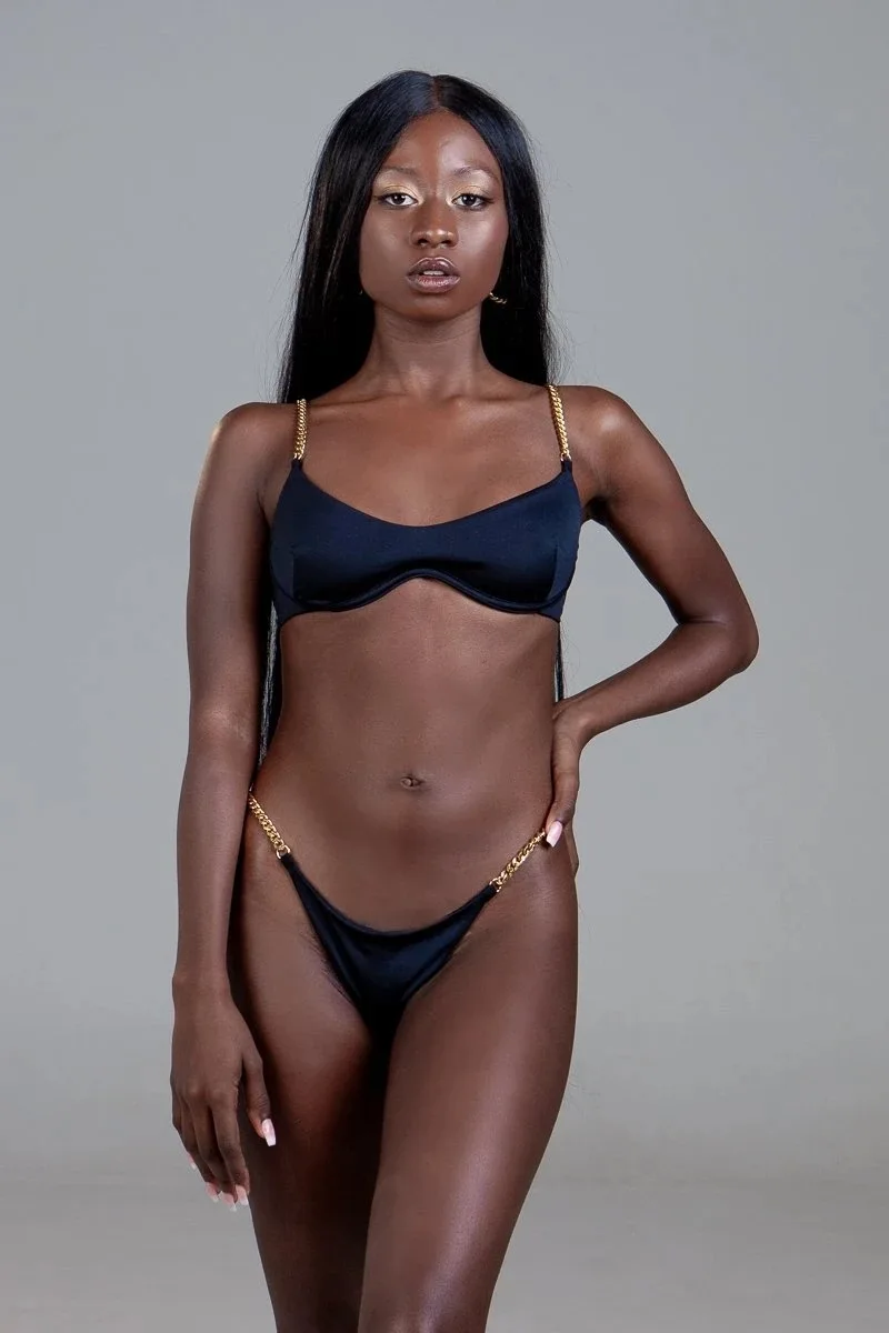 Nude Girl Swimwear Thong Two Pieces Swimwear Swimsuit Cute Bikini For Young Girls