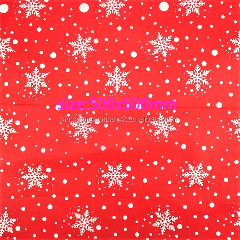 Hot selling Christmas Custom size Printed Logo custom wrapping paper Gift Wrapping Paper Clothing Tissue Paper