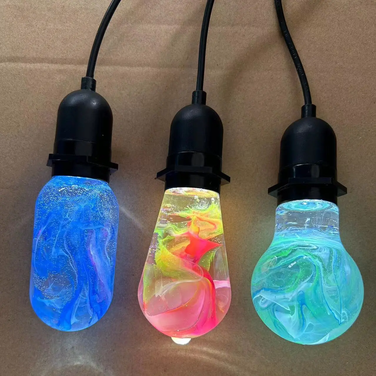 Luminescent Whimsy Wishing Bottle Light LED Colorful Amber Deco ration Lighting Creative Light Bulb Type