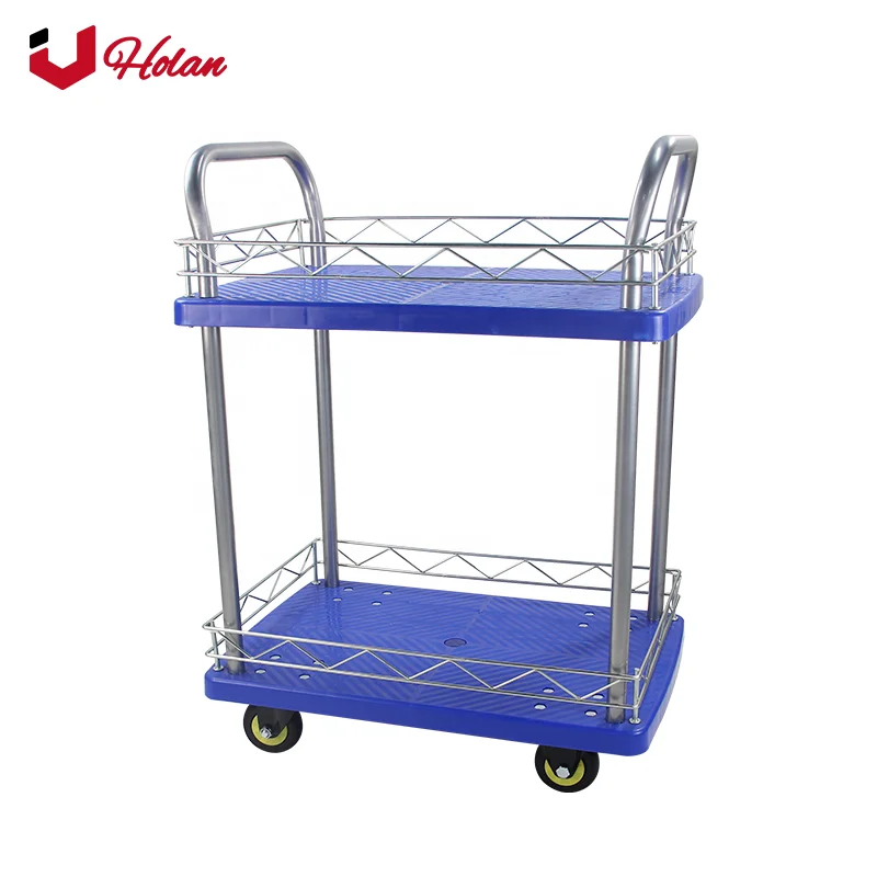 Uholan 150kgs Logistic Carry Trolley Manufacturers Multi Layers Moving Hand Truck