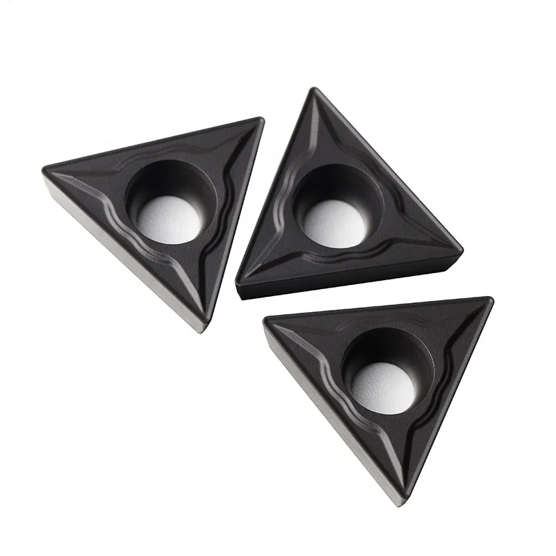 TCMT110204 CNC Lathe Tools Cutting Inserts CNC Machine Tool Cemented Tungsten Carbide Tools For Lathe Cutting