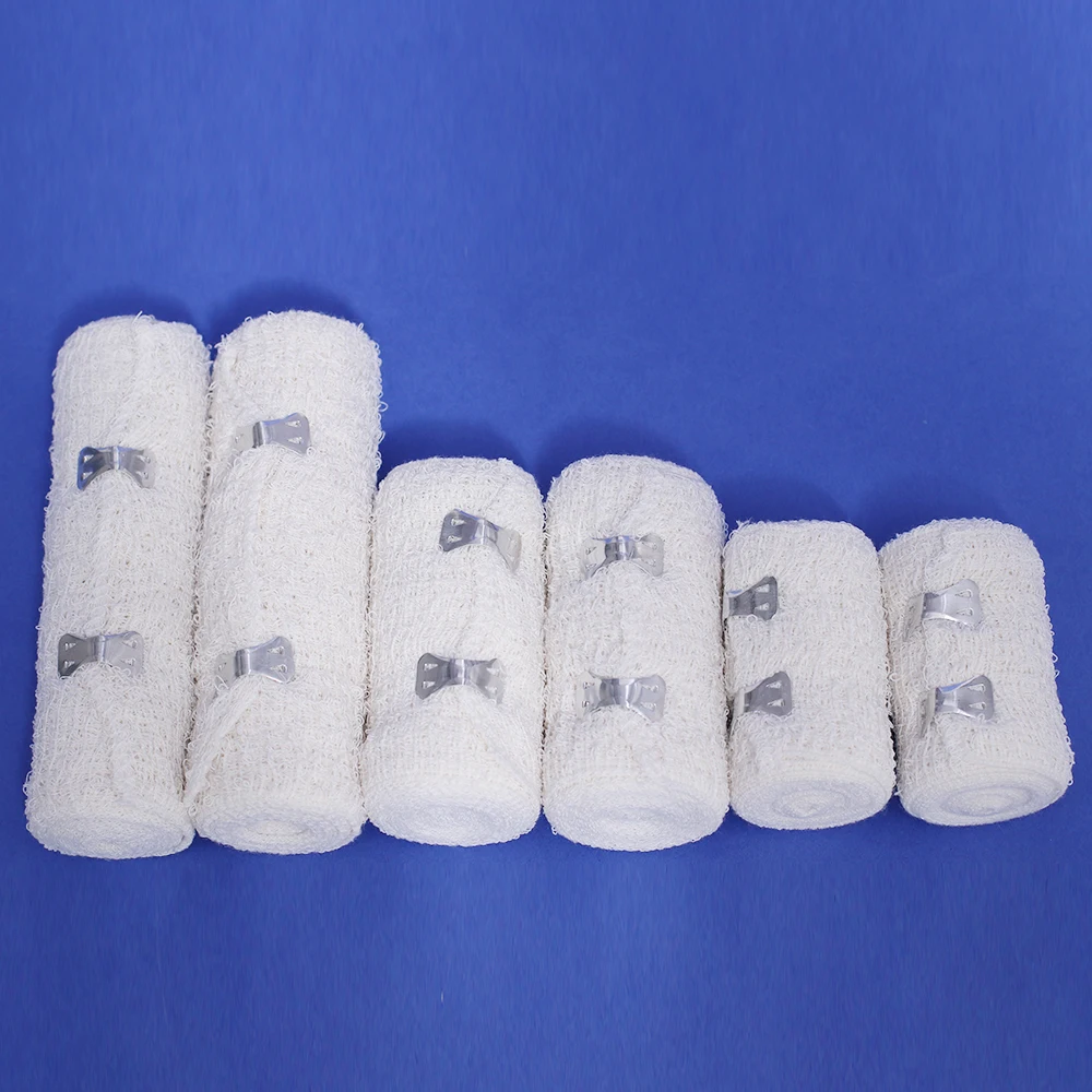 Hot sale Top quality soft breathable comfortable medical cotton crepe elastic bandage