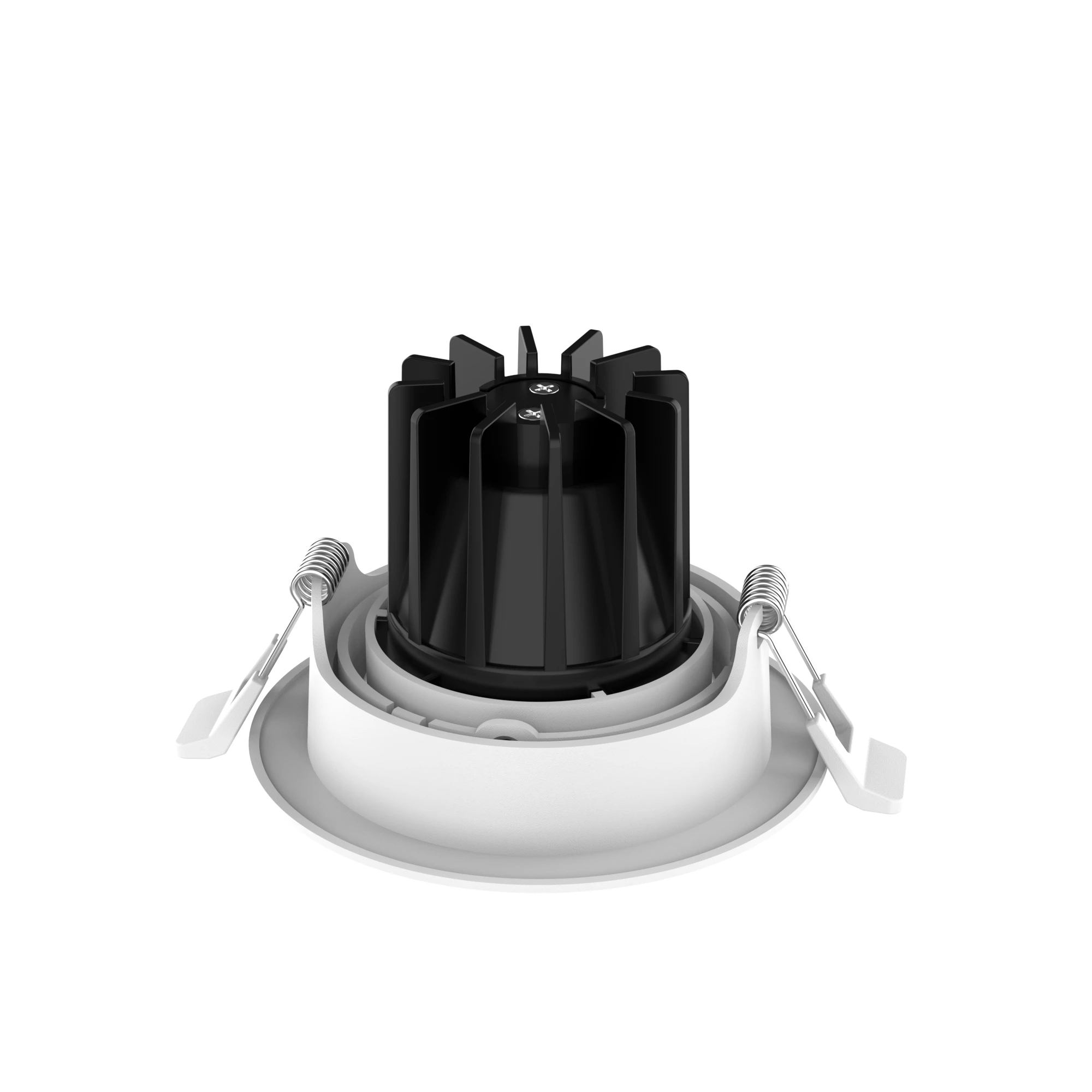 High Quality Mini 5w 9w Black White Recessed Embedded Fixed Round Anti Glare Spot Lamp Led Ceiling Spotlight