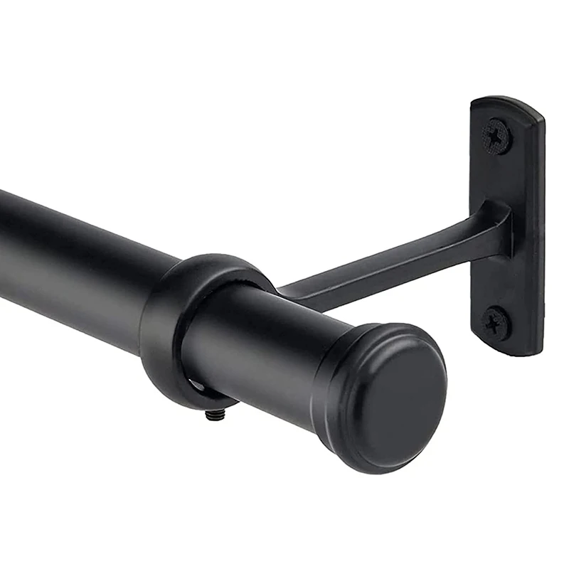 Curtain Twisted Pole Elegant Curtain Rod Ends Retractable Single Premium Curtain Rods And Holder For Windows