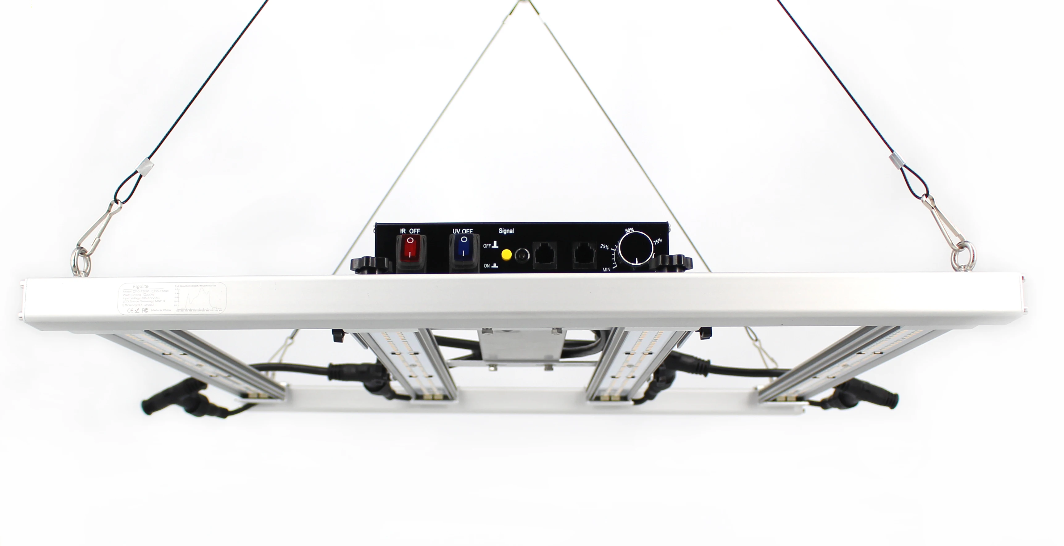 Figolite Original Samsung LM301H led light bar 240w full spectrum UV IR switch control Meanwell driver