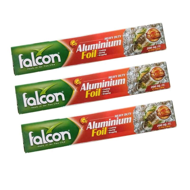 Soft 8011 Falcon aluminium foil sheets big rolls for Food