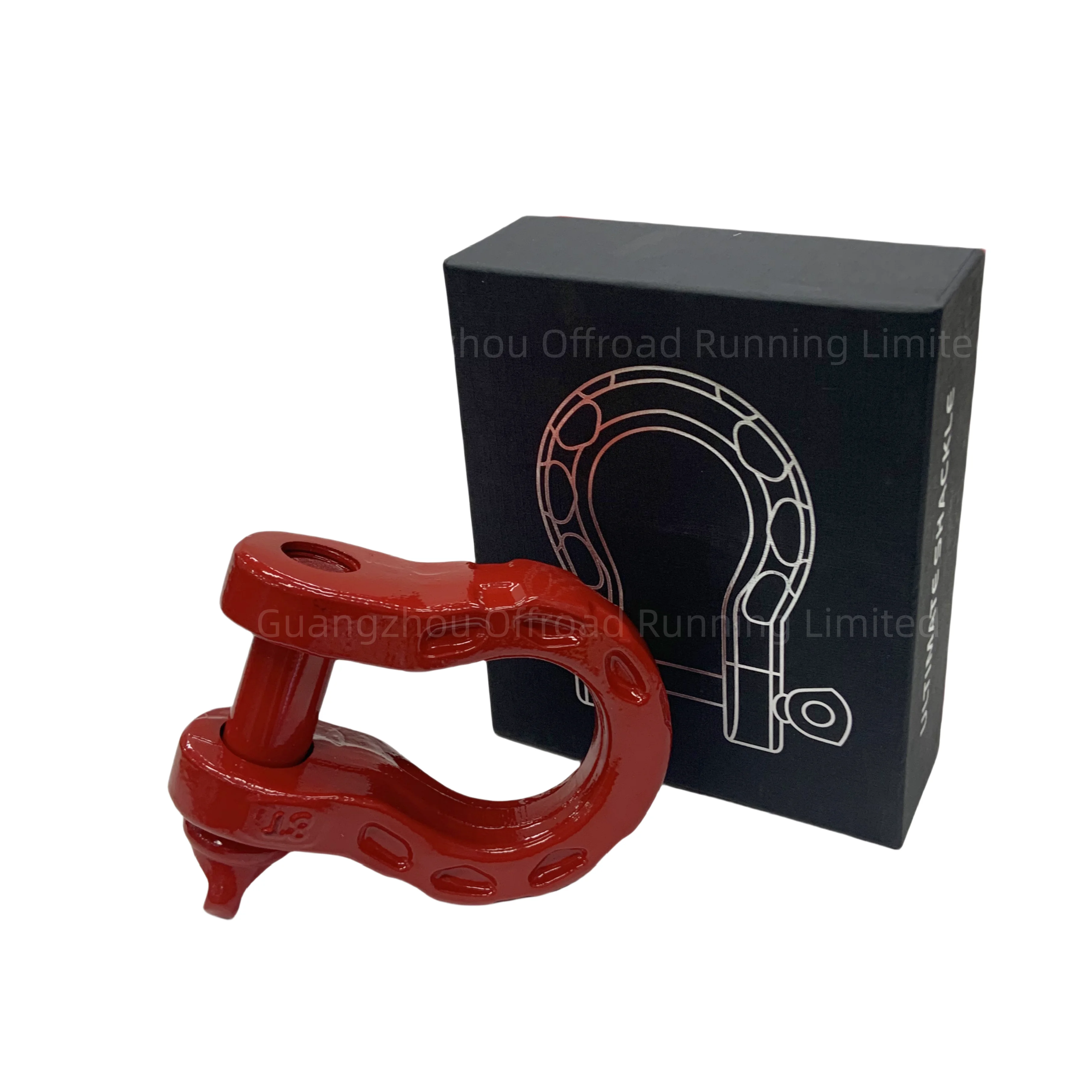 4X4 U-Shackle 8 tons high-strength Forged Steel D-Ring Shackle Off-Road Vehicle Recovery Trailer Accessories