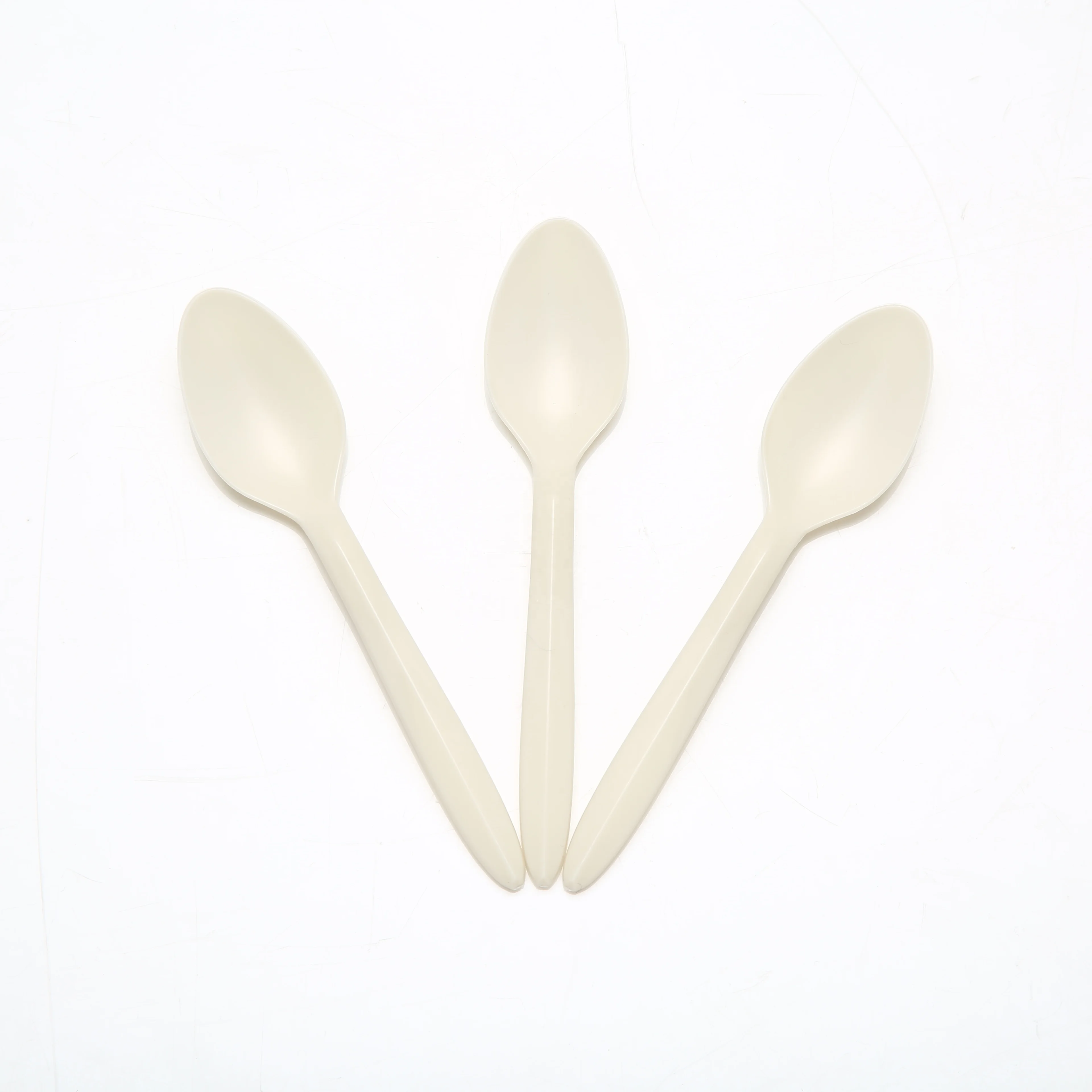 Greenworks Eco friendly starch tableware, disposable plastic corn starch medium weight spoon 148mm bulk