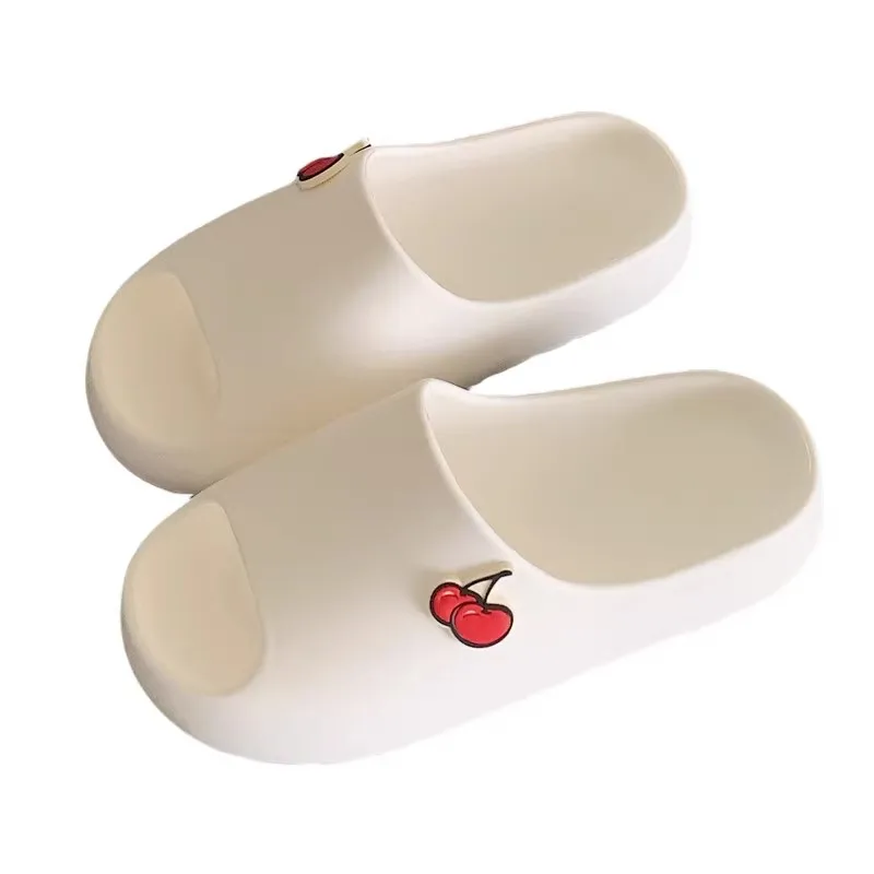 XIXITIAO new slippers eva 2024 summer fruit cherry soft ladies cute home indoor fancy slides slippers and sandals for women