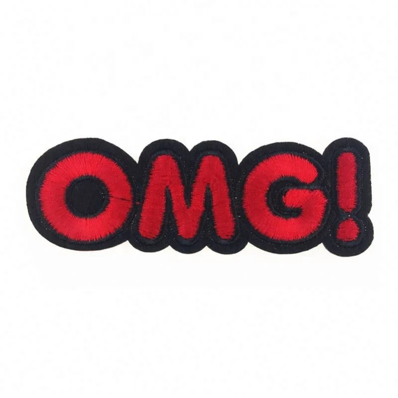 Small Moq Embroidery Patch Dog With Your Logo