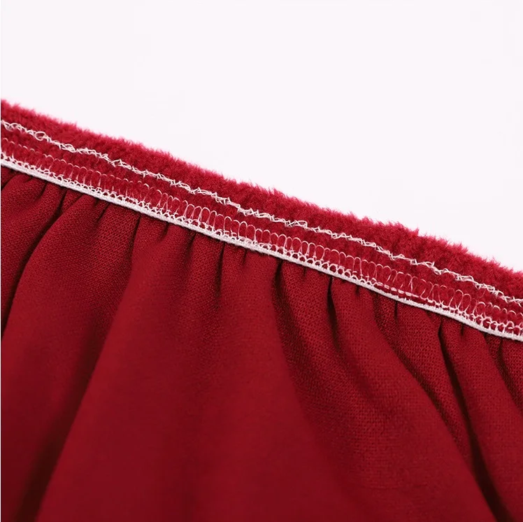 Four season universal plush thick warm pure color elastic chair cover simple and comfortable multi-color half pack chair cover