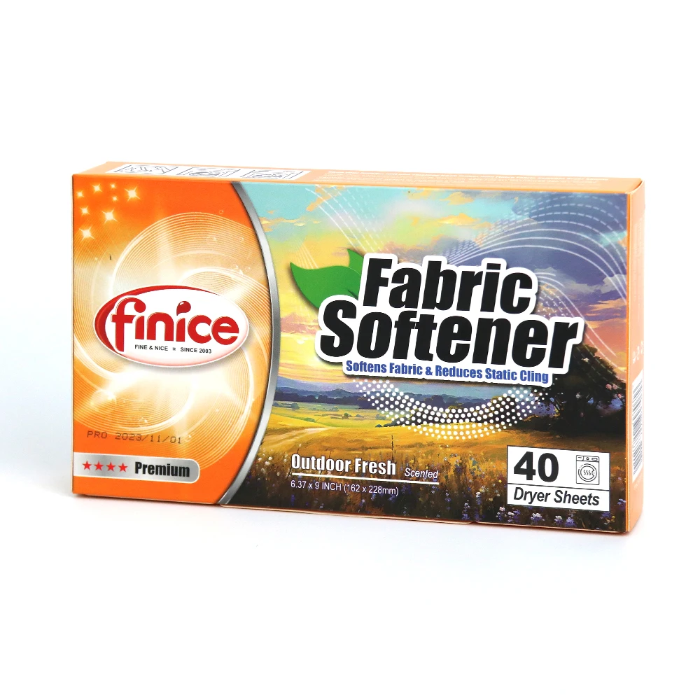FNC720  Factory Wholesale Low Price Fabric Softener Sheet Laundry Dryer Sheet