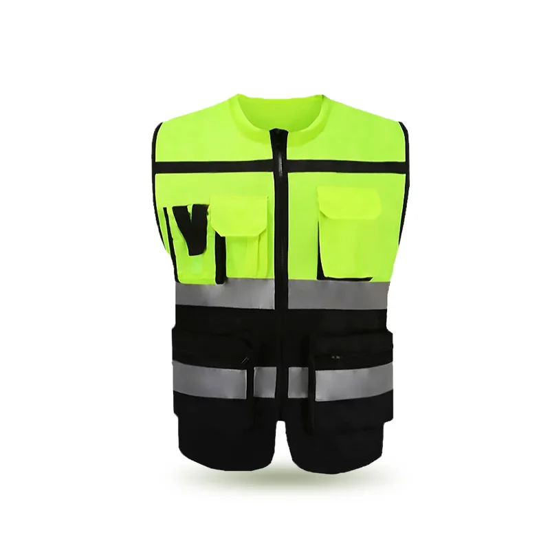 Safety  Reflect Man Vest Traffic Clothing Vest Hi Viz Jacket Class 3 Cleaning/logistics Company Express Delivery Safety Vest