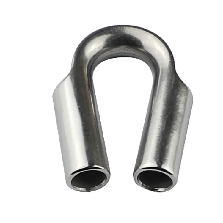 Super Supplier Modern Style Stainless Steel Wire Rope Thimbles Tube Type Thimble Cable Thimbles Marine Grade Rigging