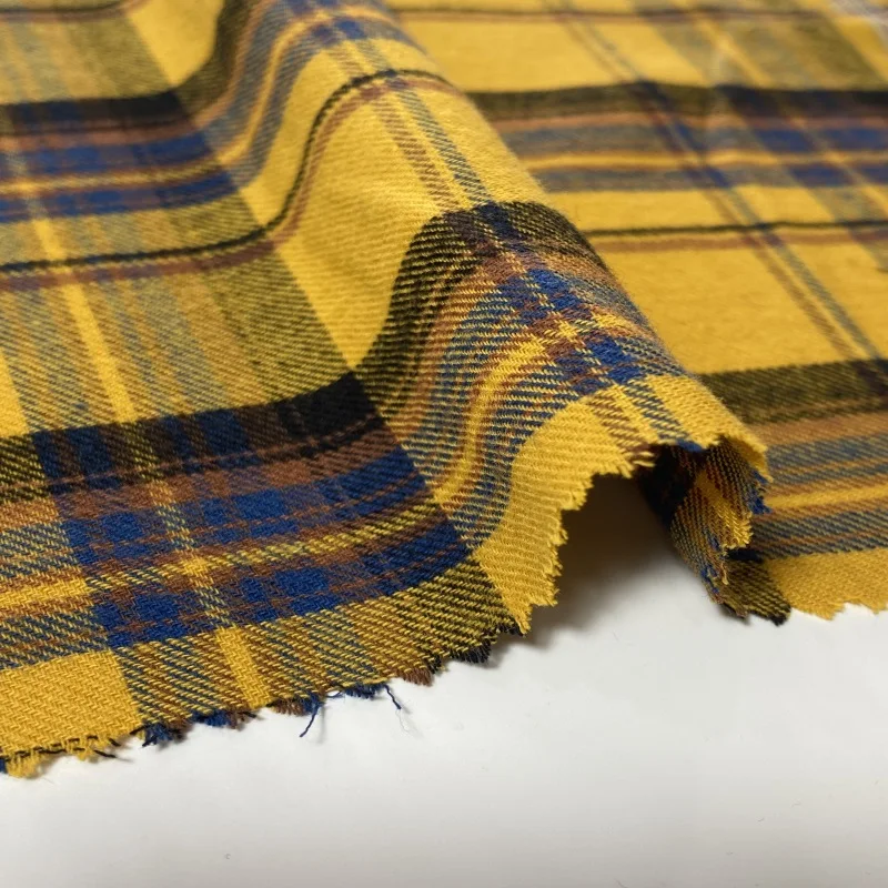 Sunplustex 100% хлопчатобумажная пряжа, крашенная фланелевая ткань в клетку