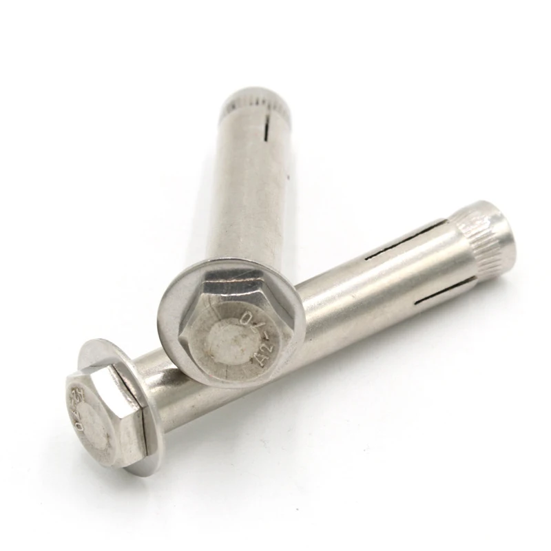 High Quality Stainless Steel Hex Head Fixing Bolts Hexagon Wedge Floor Sleeve Expansion Anchor Bolt