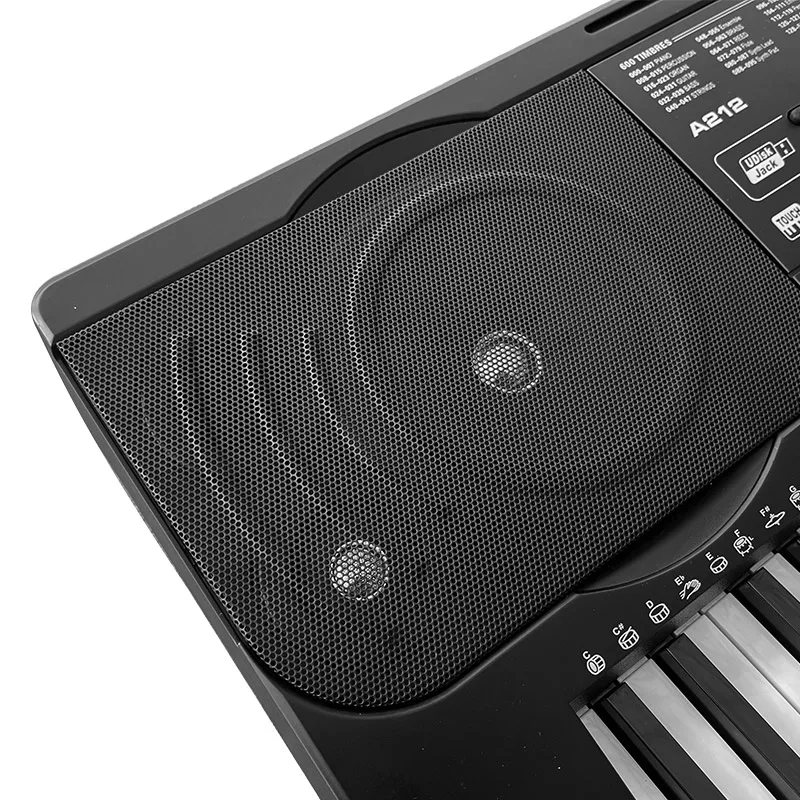 Aiersi Electronic Piano 61-Key Simulation Piano Keys Touch Function MIC Jack Professional Portable Electronic Organ for Teacher