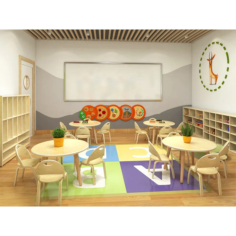 COWBOY on sale modern preschool furniture wood nature environment preschool nursery kindergarten kids play school furniture