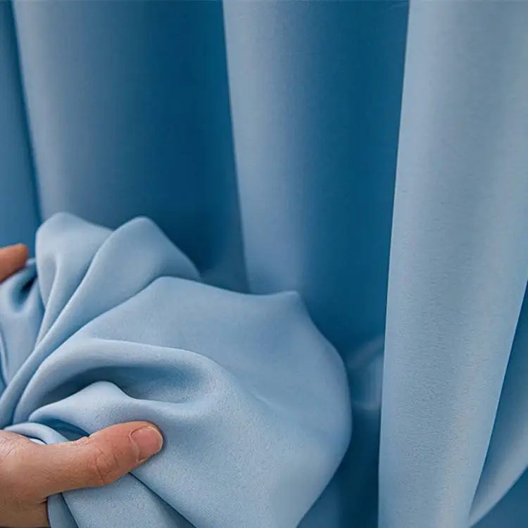 100%polyester 150-300cm width 200-280gsm blackout fabric curtains for living room  fire proof fabric 3pass