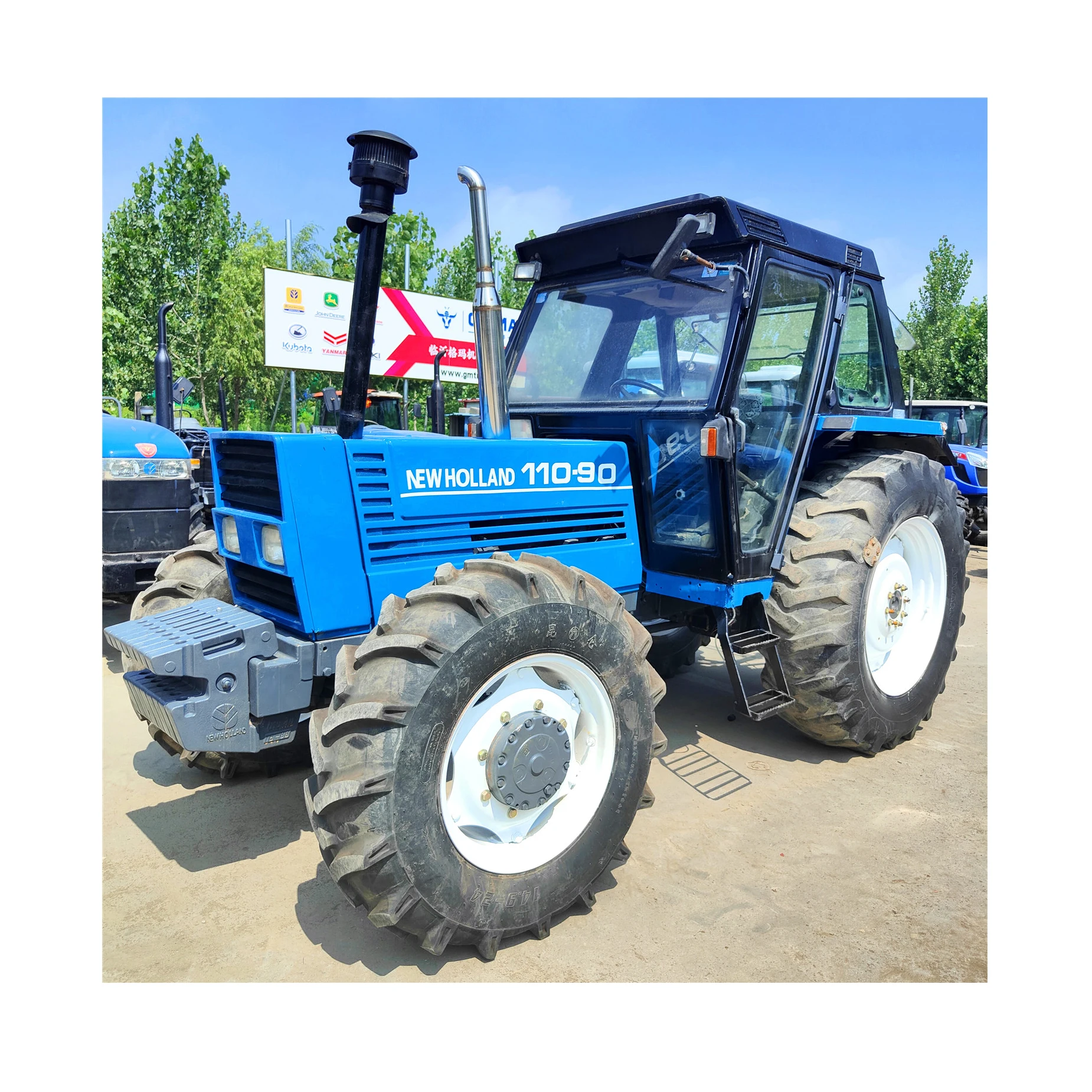 Used Italy origin FIAT NEW HOLLAND Agri Tractor 110-90 180-90 4WD second hand agricultural machinery
