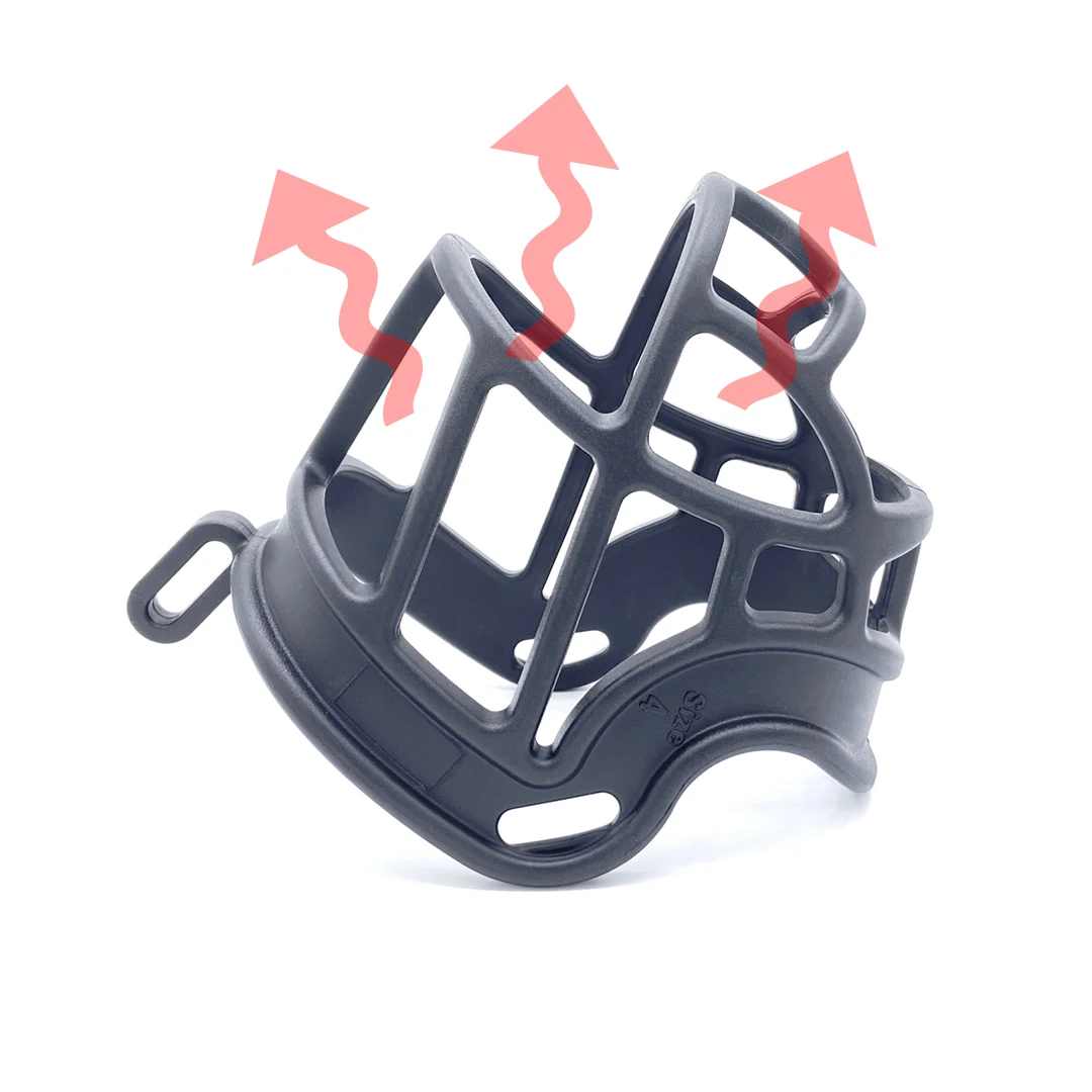 Factory OEM ODM anti biting stop chewing bark dog pet muzzle TPE and nylon dog muzzle