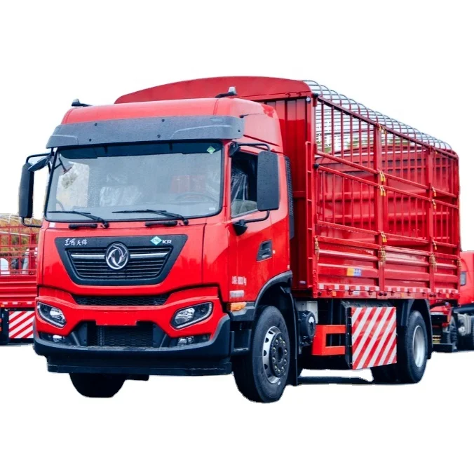 Dongfeng    220HP 4X2 CNG Fence Cargo Truck