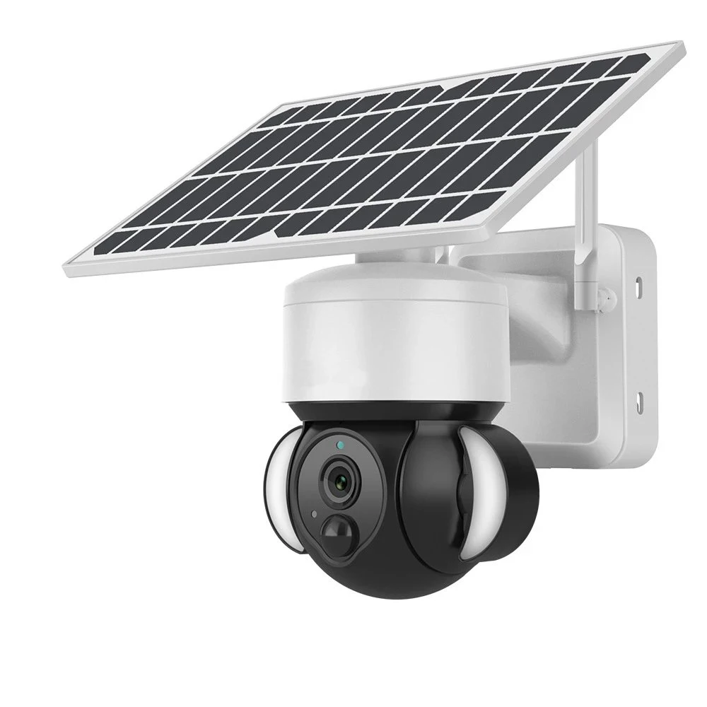 1080P IP Solar Powered Camera IP66 4G WIFI Solar Panel Battery Security Camera Waterproof Outdoor PTZ CCTV Camera