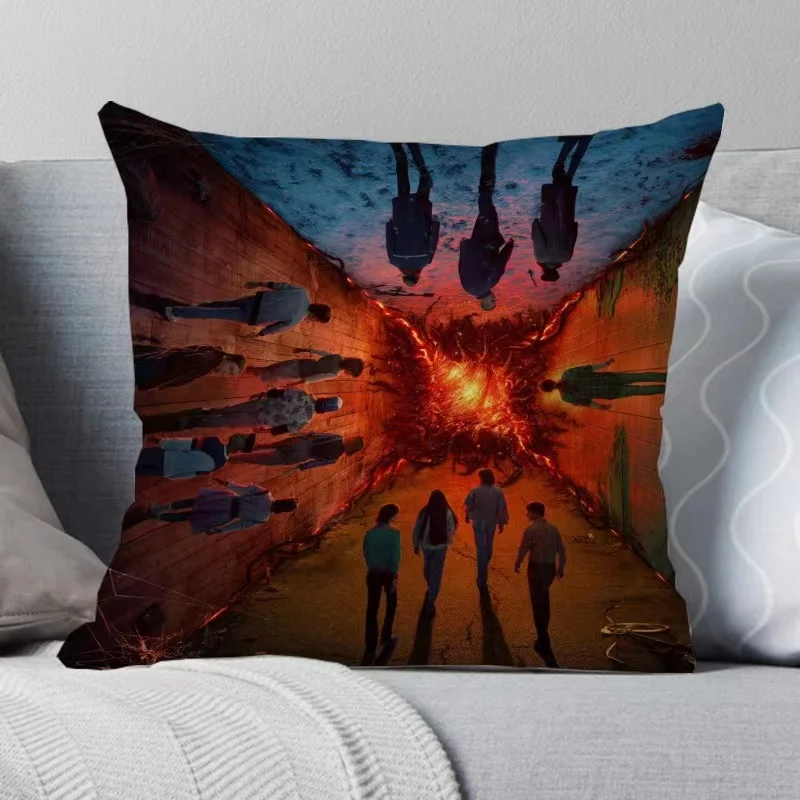 Wholesale Pillowcase Custom European and American Anime Printed Polyester Pillowcase