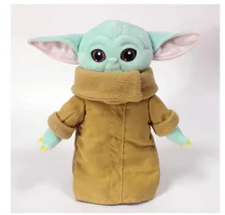 30cm Baby Yoda Plush Dolls The Mandalorian  Child Grogu Action Figure Doll Toys Cute Cartoon Plush Dolls Gifts