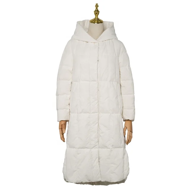 
Hot Sale Korean White Light Down Jackets Down Women Puffer Coat Long 