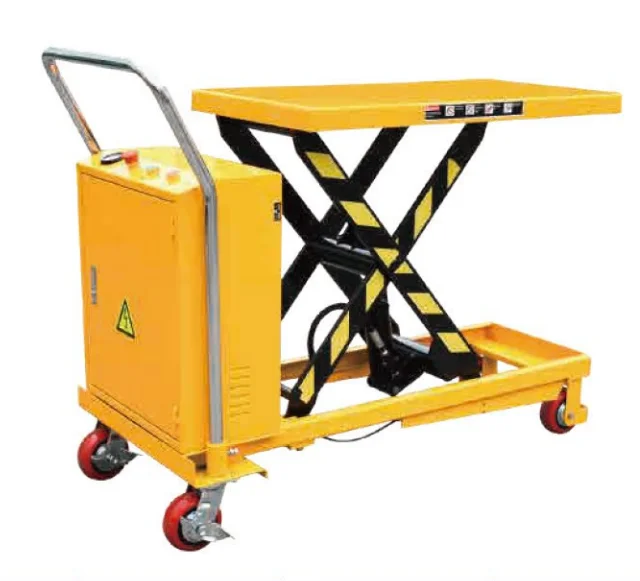 Semi Electric Lifting Table DC Power Single Scissor Lifting Table