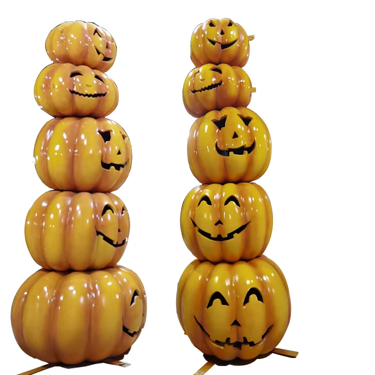 Pumpkin entrance garden modern sculpture outdoor,modern decorative sculpture,custom resin resin sculptures outdoor