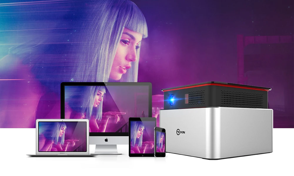 
Mini Led Video Wifi 4K 3D Android Mobile Phone With Built In Projector 