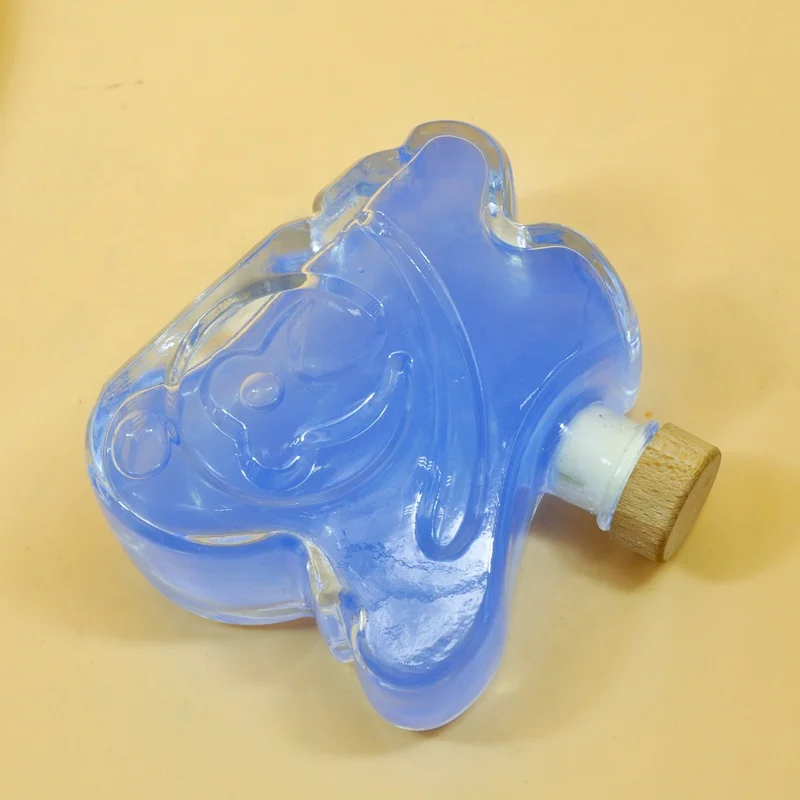 wholesale unique butterfly shape alcohol spirits juice drinking glass bottle