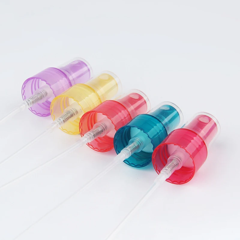 
Wholesale perfume spray pump plastic fine mist spray pump pink for bottle 