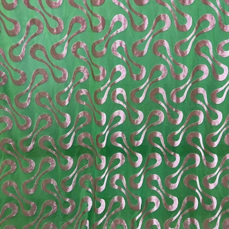 hot sale 4 way stretch super soft velvet knit burnout fabric for dress