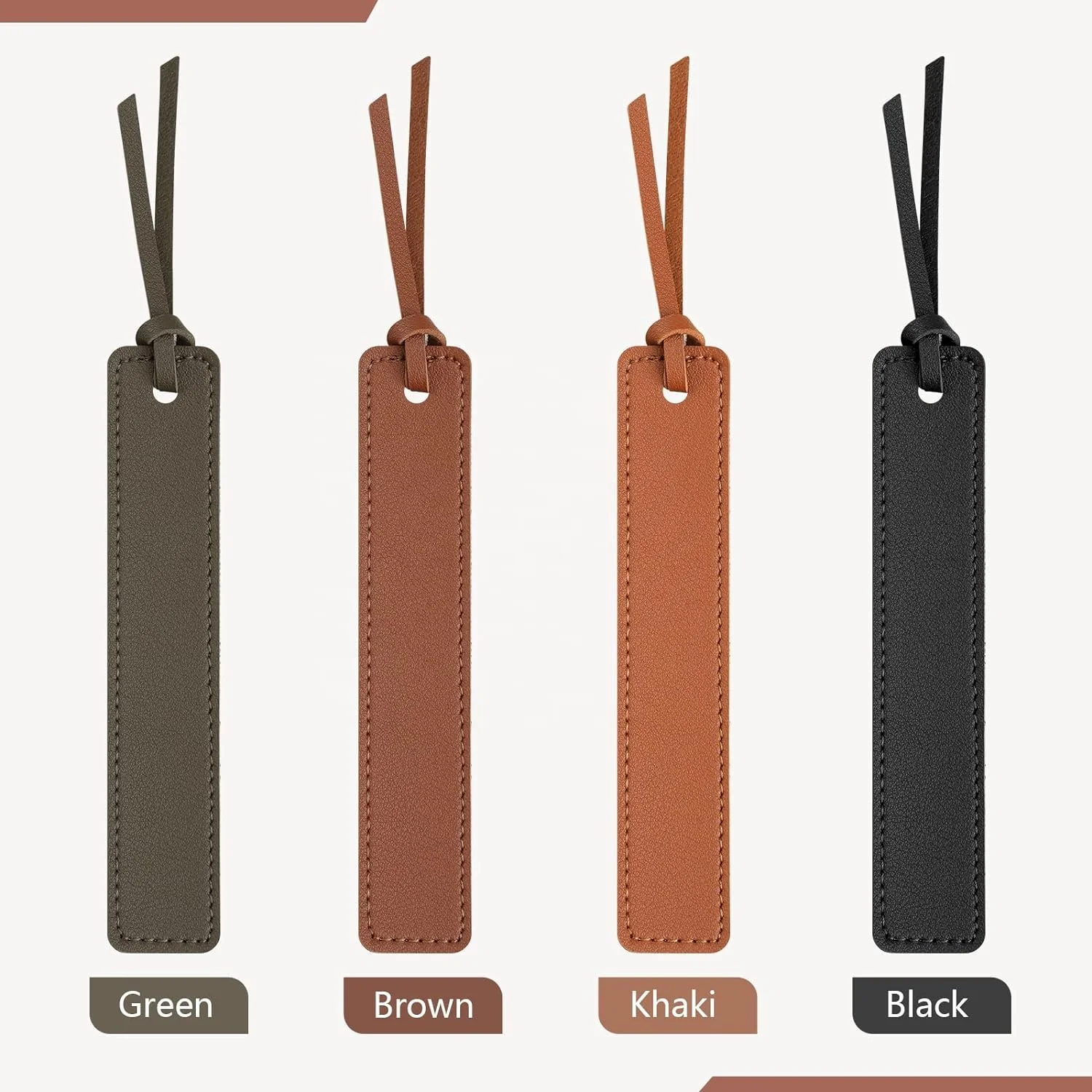 Bookmarks Quality Classic Smooth Handmade Leather Sublimation Light Personalized Bookmarks for Book
