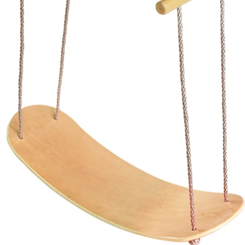 High Quality Outdoor Wooden Stand Up Surfing Board Swing with Rope skateboard Hanging Tree Swing Set