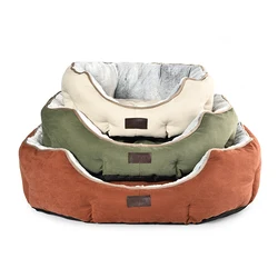 Non-slip Recycled Material Warm Soft Dog Bed Eco-friendly Dog Bed