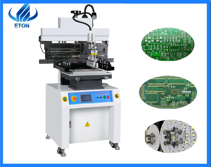 high quality ETON SMT full automatic PCB Screen Stencil Printing Machine with Screen Printer Machine