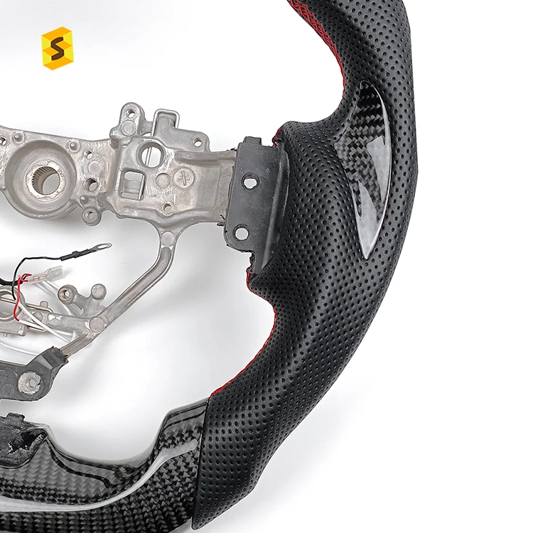 Shasha Carbon Car Part Carbon Fiber LED Steering Wheel For Lexus IS350 GS350 GS300 IS250 IS ES RX NX LS UX LC GS GX LX LC