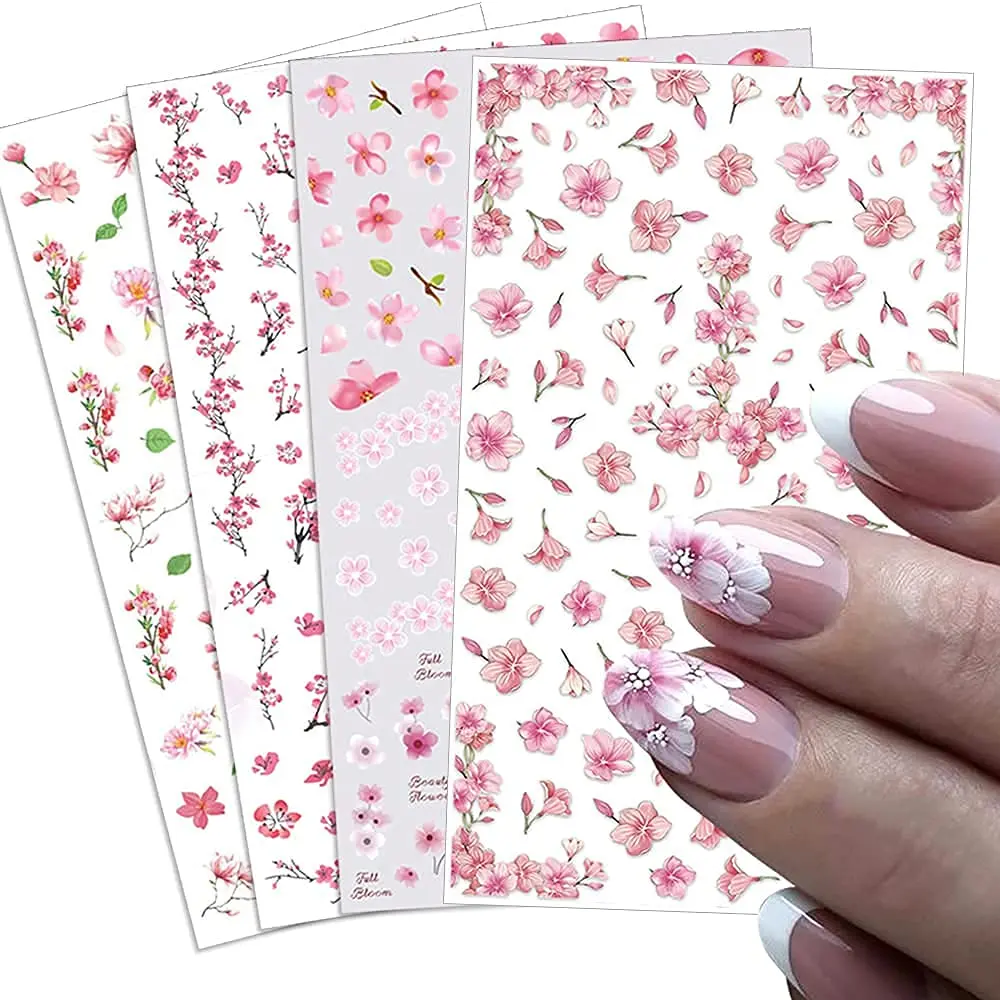 2022 Wholesale Charm Retro Element 8 Designs Nail Decal Sticker Personalized Nail Art Decorations Stickers