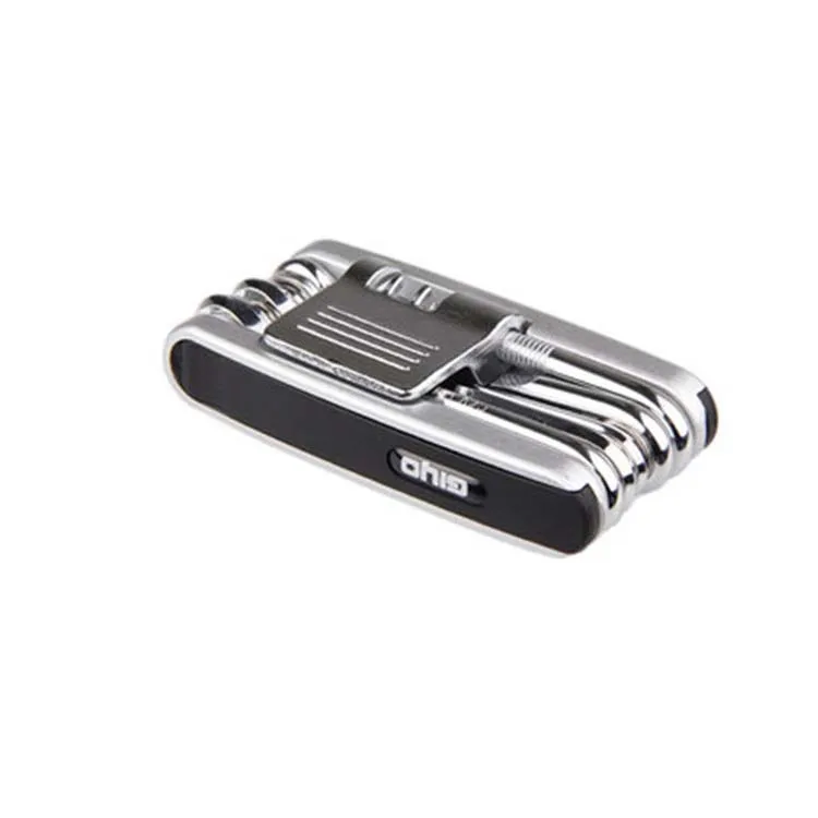 2019 Best Pocket Bicycle Multi Tools with Screwdriver Kit Camp Pocket Wrench