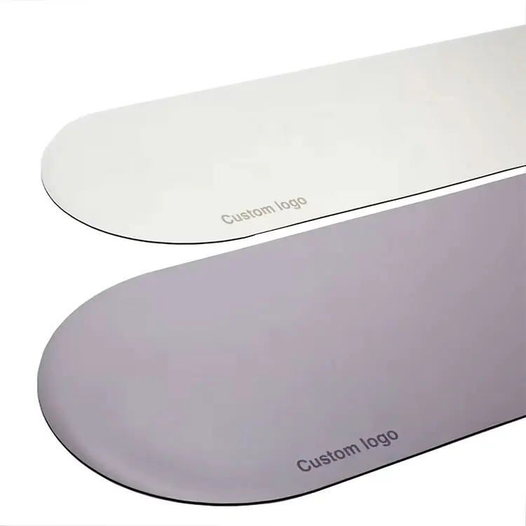 Miska New Design Pu Rubber Oval Yoga Mat Pilates Fitness Universal, Wholesale Custom Curve Arched Pu Yoga Mat