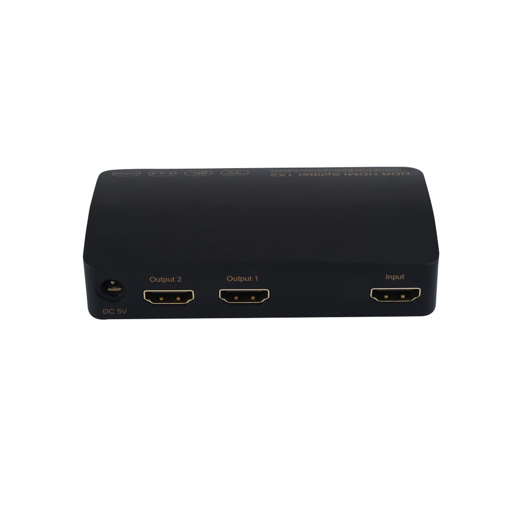 Cheap HDMI 1x2 HDCP 2.2 4K 60Hz cascade HDMI splitter 4K 1in 2 out