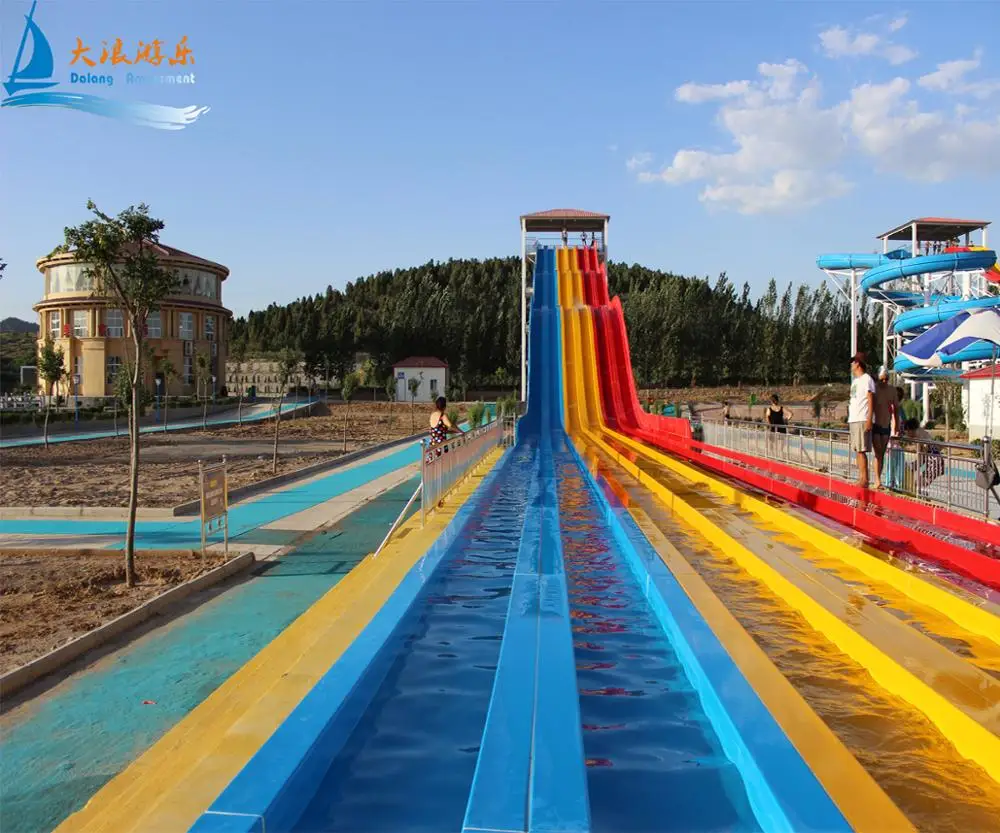 Rainbow Crazy Theme Fiberglass Advanced Technology Commerical Adults Slide Park Water Quality CN;GUA DL-181 by Sea
