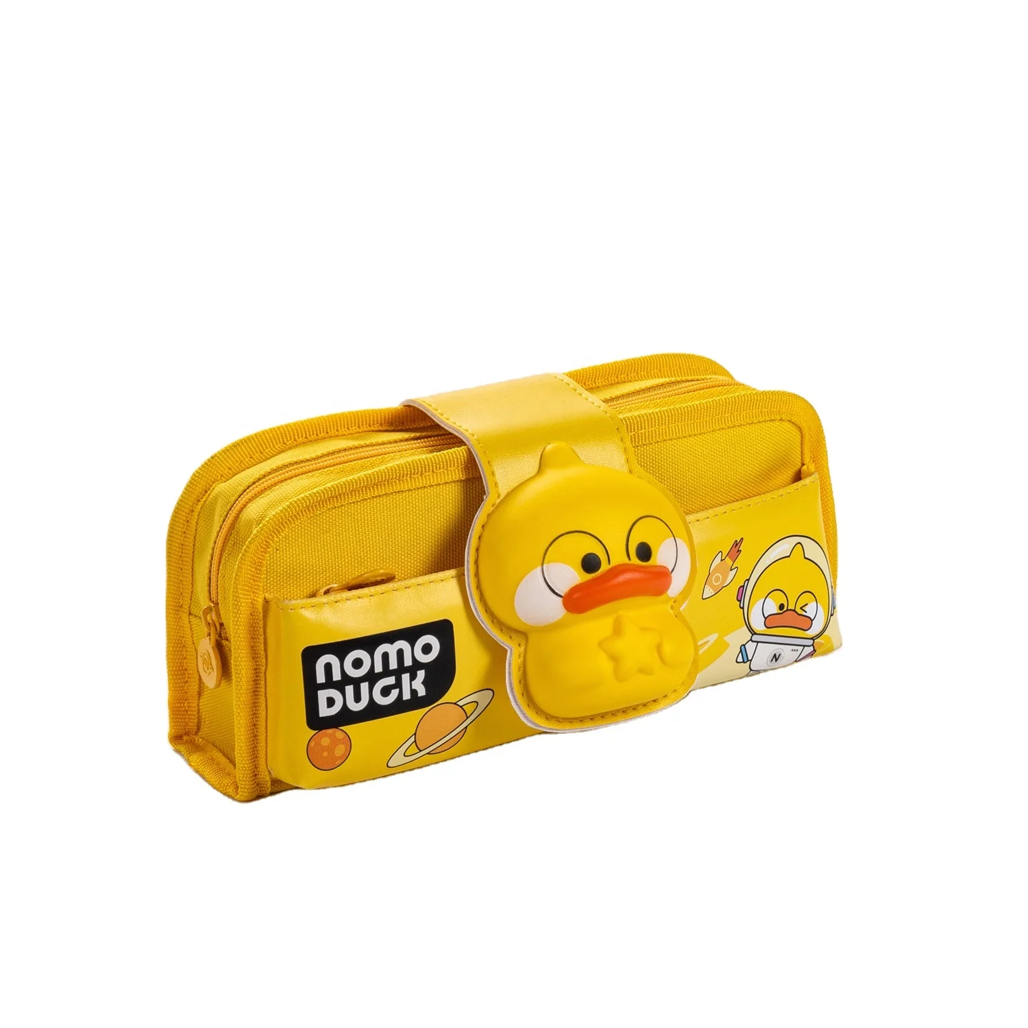 Maihe Cartoon lovely double zipper large capacity portable decompression pen bag INS Japanese style pencil case with theme IP