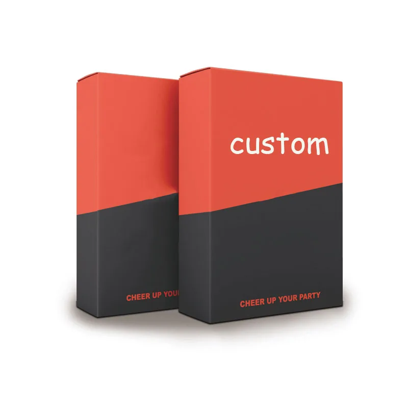 Free Sample Custom Design Your Logo Paper Printed Box Plastic Pvc Waterproof Poker Deck Blank Sublimation Playing Cards